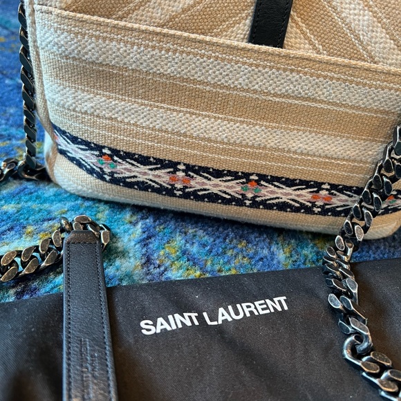 YSL CANVAS COLLEGE BAG - Picture 14 of 15